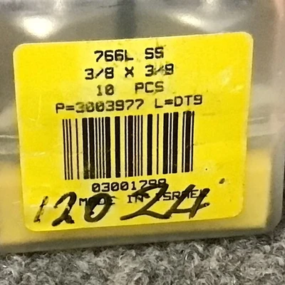 New | in-Stock Ham-Let 766LSS3/8x3/8 Valves/Fittings California US | Davliegogo LLC #1709758