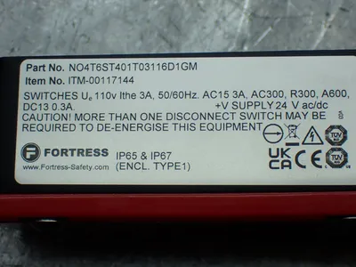USED FORTRESS INTERLOCKS NO4T6ST401T03116D1GM