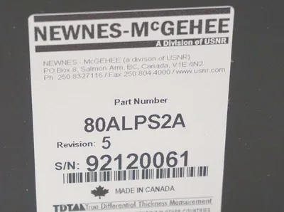 NEWNES-MCGEHEE 80ALPS2A SCAN SENSOR REV. 5