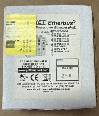 NEW SIXNET EB-5ES-PSE-1
