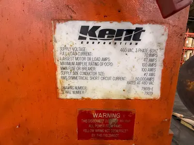 USED KENT 14-175 PSAA STATIONARY WELDER