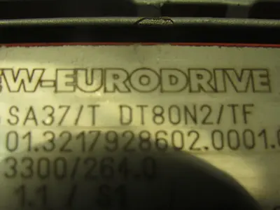 SEW-EURODRIVE SA37/T DT80N2/TF Reducer Gearmotor 1.1kW 3300RPM 277/480V  264RPM