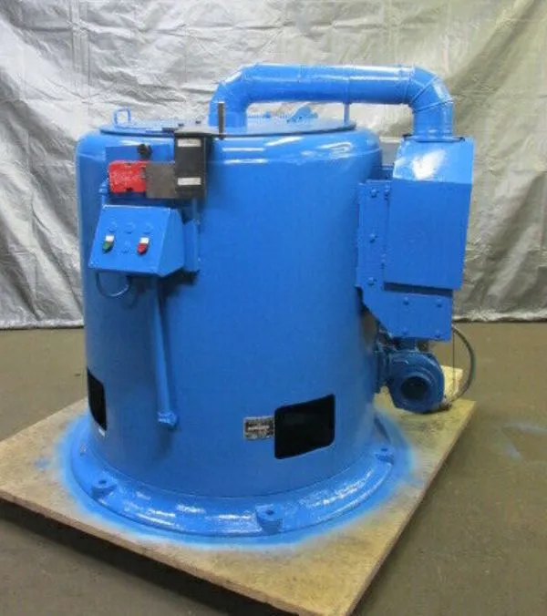Barrett 1100-DS carrier type high volume parts dryer, SS.