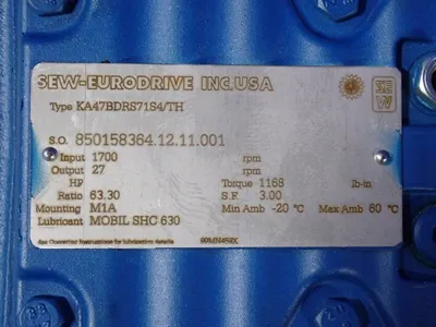 USED SEWEURODRIVE KA47BDRS71S4/TH