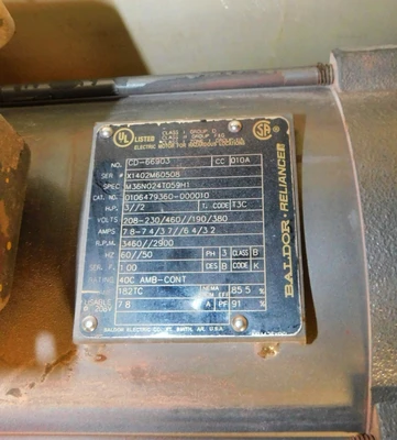 USED GREERCO HOMO MIXER 1 1/2 HR
