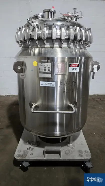 Used Pfaudler 600 Liter Pfaudler Glass Lined Receiver Tank, 50# Stainless Steel Tanks Ohio US | Federal Equipment Company #233216