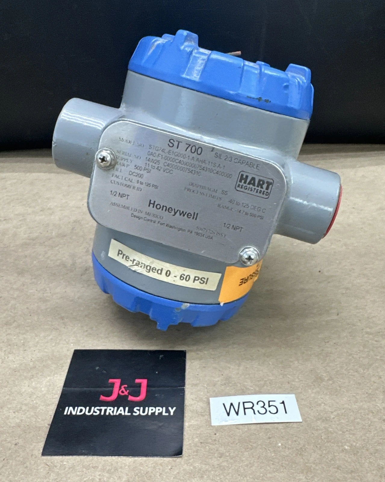 USED Honeywell STG74L-E1G000-1-A-AHA-11S-A-10A0-F1-