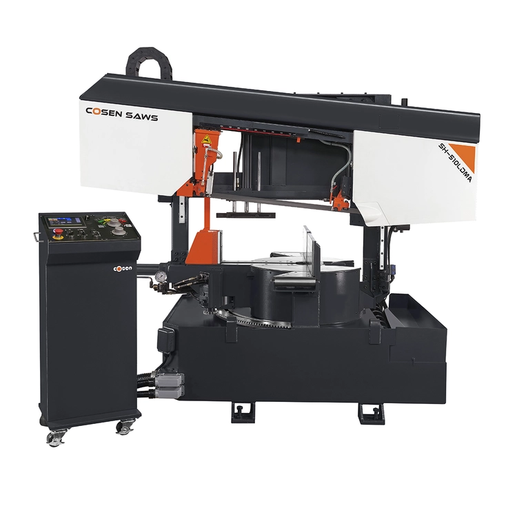 New | in-Stock COSEN SH-510LDM Horizontal Dual Column Band Saws | Worldwide Machine Tool #494295