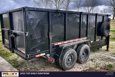 Used 2022 TOP SHELF DGN71616K Dump Trailers Louisiana US | Proxy Equipment #1377911