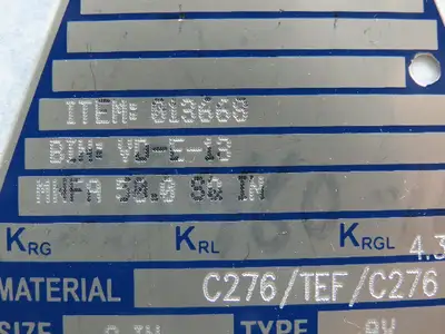 BS&B Safety Systems 013668 BIN:VD-E-13 Rupture Disk 8" Type AV 2.25 PSID @ 72°F