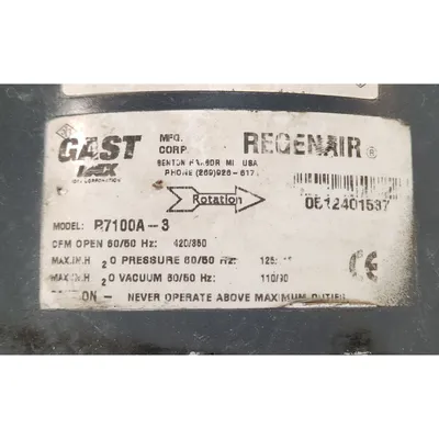 USED GAST MANUFACTURING INC R7100A-3