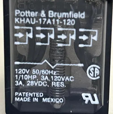 New | in-Stock POTTER & BRUMFIELD KHAU-17A11-120 Miscellaneous Equipment (Electrical & Power) | Surplus Asset Holdings #1191376