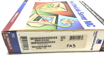 3Com 3C980-TX 10/100BASE-TX PCI Fast EtherLink Server Network Interface Card