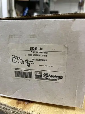 New | in-Stock APPLETON APPLETON LB200-M Misc Electrical & Power Parts | ND Industrial Surplus #1214053