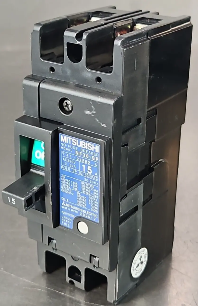 Mitsubishi NF30-SP 15A No-Fuse Breaker 2 Pole loc4B12