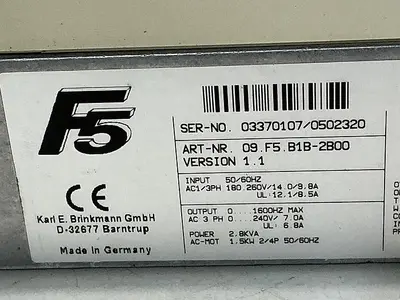 USED KEB 09.F5.B1B-2B00