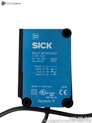 Used SICK WL27-3P3402S178740 Photoelectric Sensors Kentucky US | Industrial Parts R Us Inc. #1333619