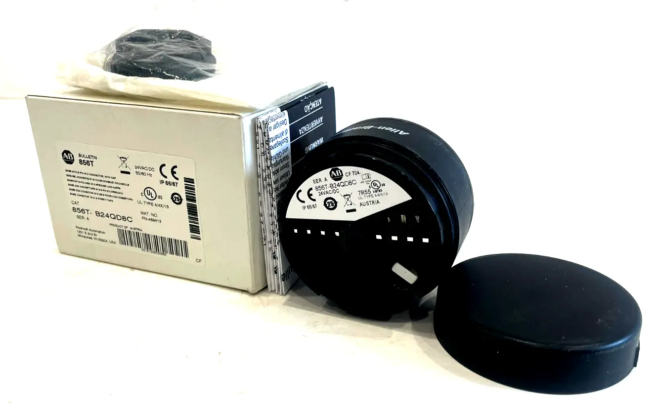 ALLEN BRADLEY 856T-B24QD8C MOUNTING BASE SER. A 856TB24QD8C NEW, SURPLUS