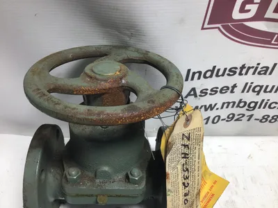 Grinnell 1 1/2″ Handwheel Operated Diaphragm Unused Valve Pat No 2705124
