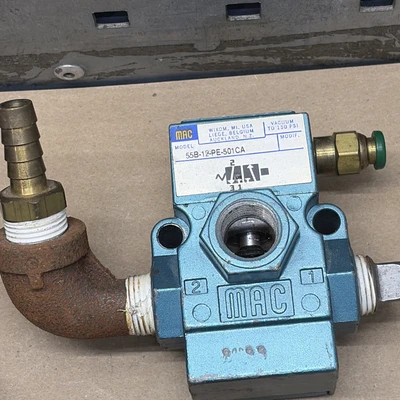 Used MAC 55B-12-PE-501CA Valves/Fittings Indiana US | J&J Industrial Supply #1704484