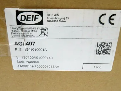 NEW DEIF AGI-407 TOUCH PANEL 1241010001A AGI 407