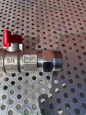 NEW CHEMGLASS CG-1969-M-26 M30 STAINLESS STEEL BALL VALVE MALE TO FEMALE 3/4"