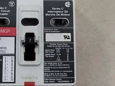 USED WESTINGHOUSE HMCP007C0S