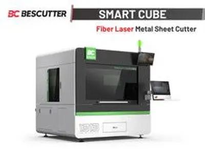 2026 Bescutter FLY PRO 5'X10' | 1500W - 6000W IPG | Fiber Laser Metal Sheet and Pipe Cutter Full Enclosure with Parallel Shuttle Table