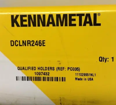 New | in-Stock KENNAMETAL DCLNR-246E NL1 Tool Holders Ohio US | Surplus Asset Holdings #1235887