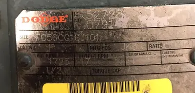 Used DODGE FC56CG16J101 Industrial Controls Ohio US | Surplus Asset Holdings #1241011