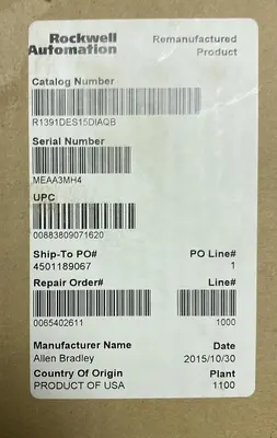 USED ALLEN-BRADLEY 1391-DES15-DI-AQB
