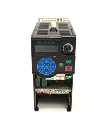 USED ALLEN-BRADLEY SER. A POWERFLEX 525 AC DRIVE 1.5KW 2HP, LED DISPLAY