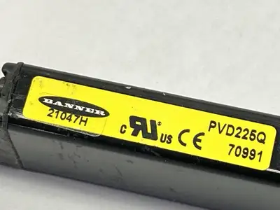 PVD225Q | Banner  Single Piece Part Verification Array 70991 CUT CORD - For parts or not working