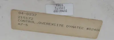 NEW DYNACORP 215172 OVEREXCITE DYNATEC CONTROL