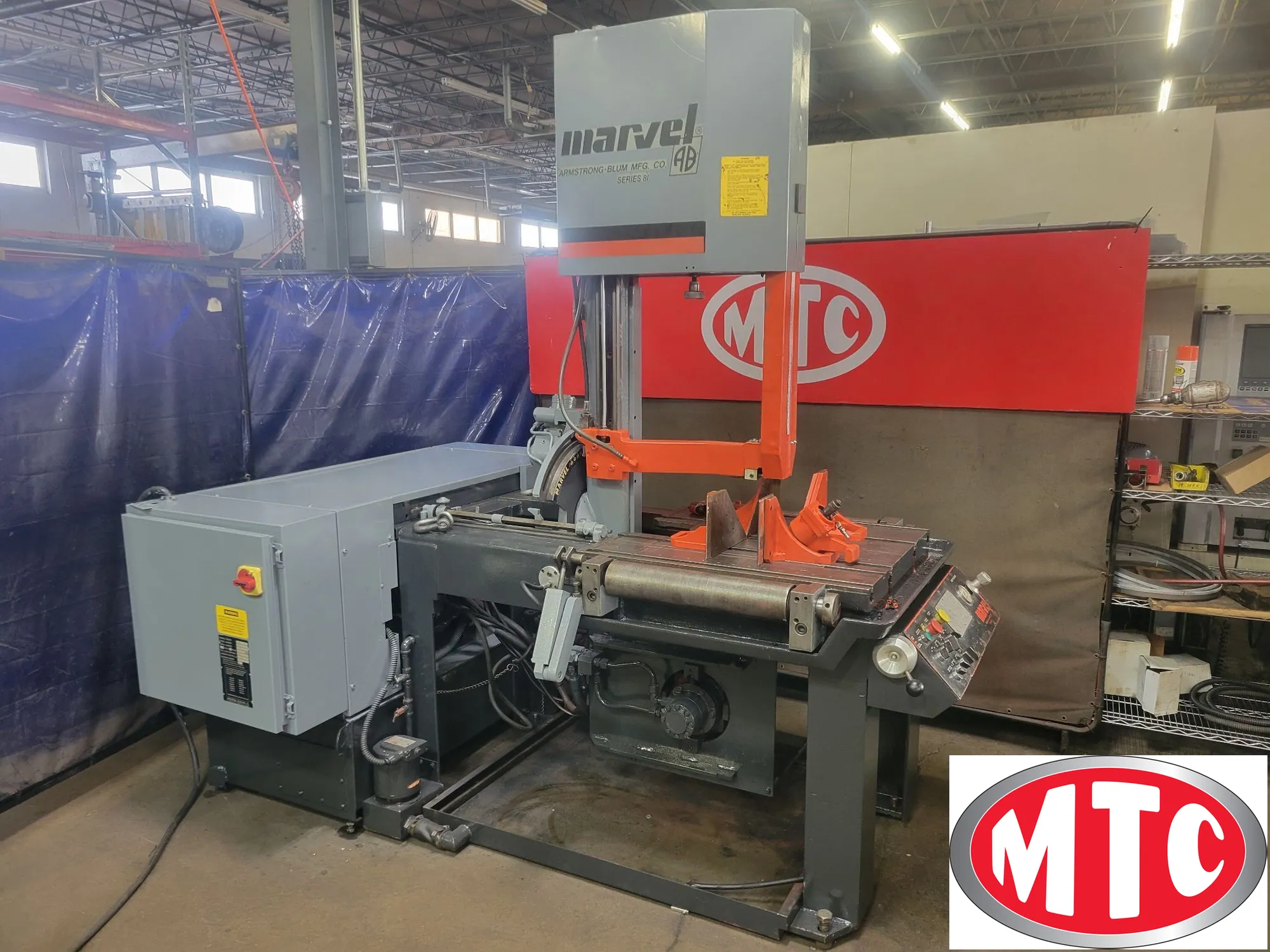 Used 2003 MARVEL 81-11 | vertical tilt frame saws