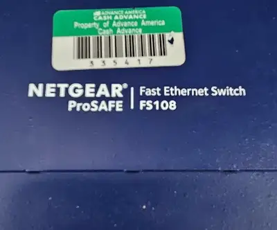 USED NETGEAR NETGEAR ProSafe (FS108) 8-Ports External Switch.