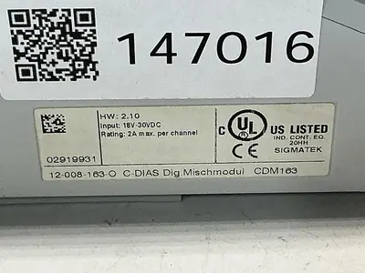 USED SIGMATEK CDM 163