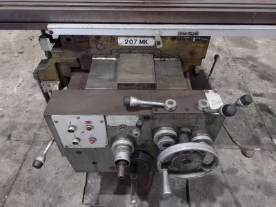 #2 CINCINNATI MODEL #207 HORIZONTAL MILL WITH VERTICAL TOOLMAKERS OVERARM: STOCK #22270