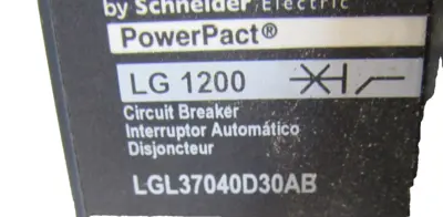 USED SQUARE D LGL37040D30AB CIRCUIT BREAKER