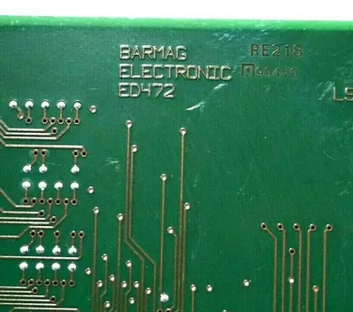 USED BARMAG ELECTRONIC ED472 PC BOARD