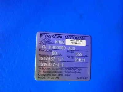 USED 2011 YAKSAWA MOTOMAN MH80