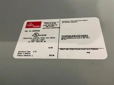 New | in-Stock 2023 NVENT HOFFMAN ADPX4C Enclosures Ohio US | HGR 24 #1478208