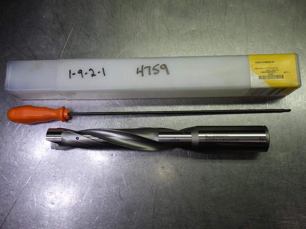 Kennametal KSEM #9 1.313" Coolant Thru 5xD Drill KSEM1313R5SS150 (LOC1982A)