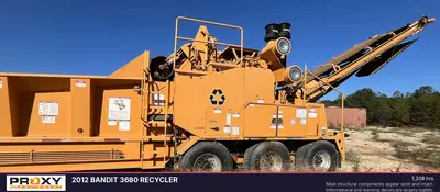 Used 2012 BANDIT 3680 RECYCLER Forestry Grinders North Carolina US | Proxy Equipment #1385242