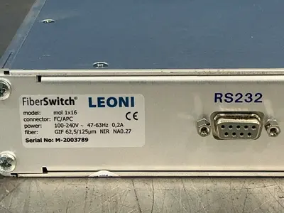 Used LEONI MOL 1X16 Fiber Optics Ohio US | HGR 24 #1335397