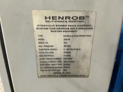 Used 2009 HENROB DAP04 Pumps Ohio US | HGR 24 #1446131