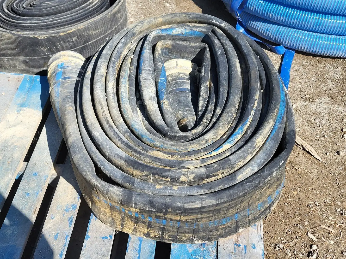 6" x 80 ft Lay Flat Hose w/ Coupling