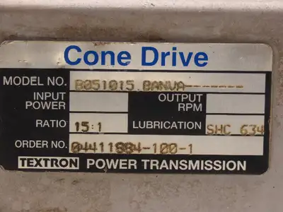 Used CONE DRIVE _UNKNOWN_ Speed Reducers Indiana US | Arrow Industrial #1367882
