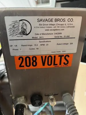 USED SAVAGE BROS CO. 2411