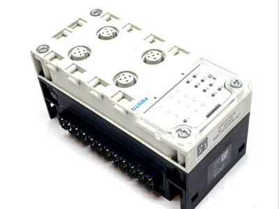 Used Festo Manifold Block 195704 w/ CPX-GE-EV Block, 8 DI PLC Input & Output Michigan US | Maverick Industrial Sales #1397913